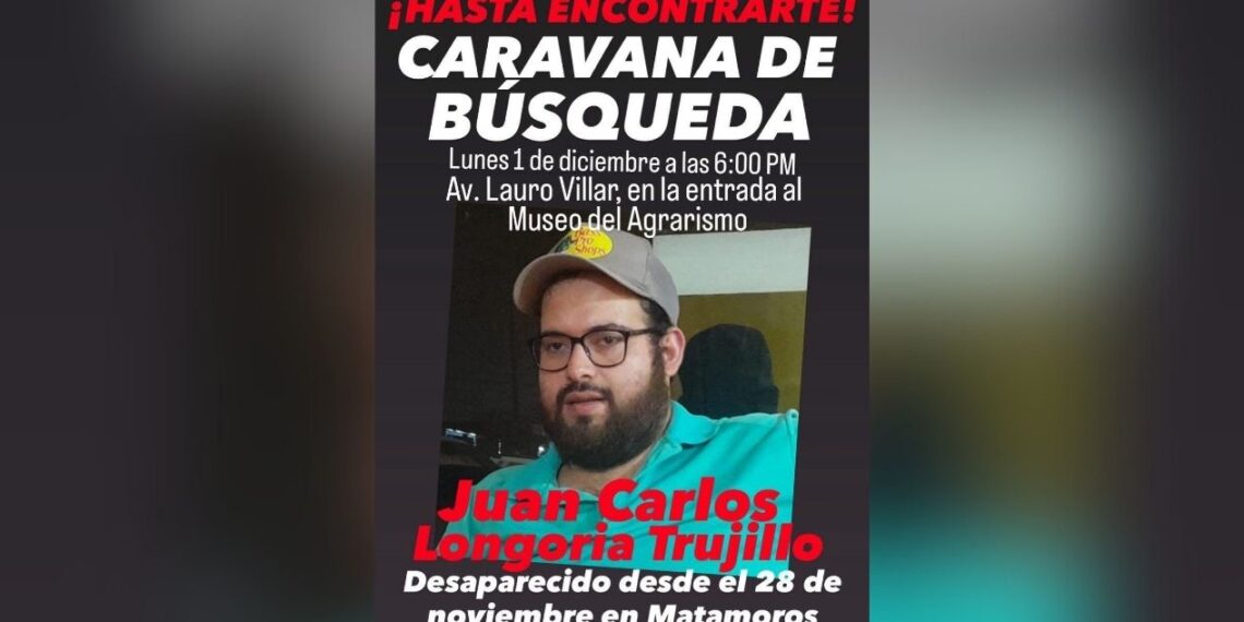 joven desaparecido en Matamoros