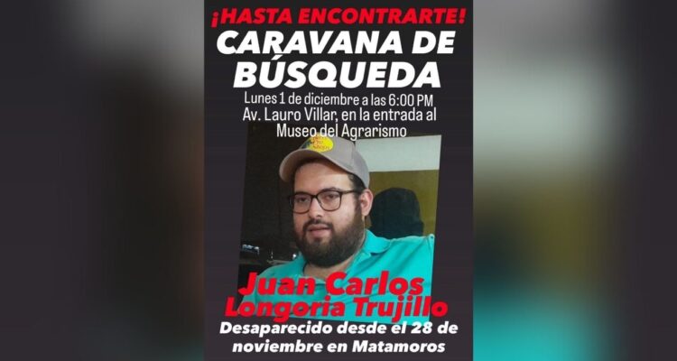 joven desaparecido en Matamoros