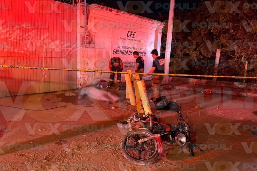 motociclista muere hoy en Altamira