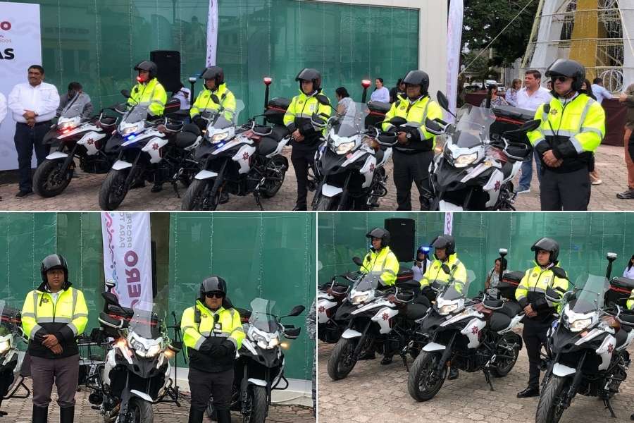 nuevas motopatrullas en Ciudad Madero