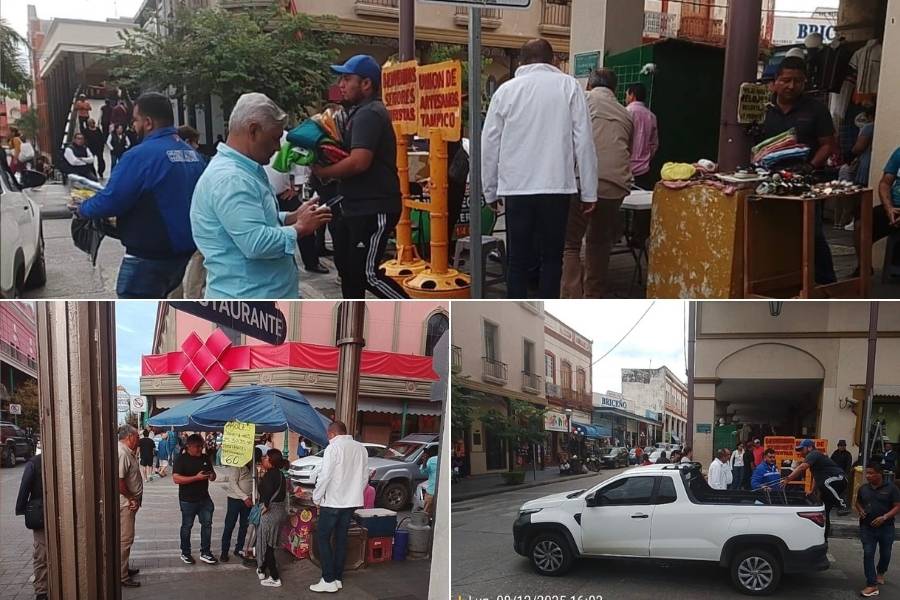 operativo hoy a comercio ambulante en tampico