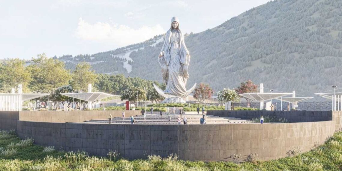 plazoleta turística en El Chorrito