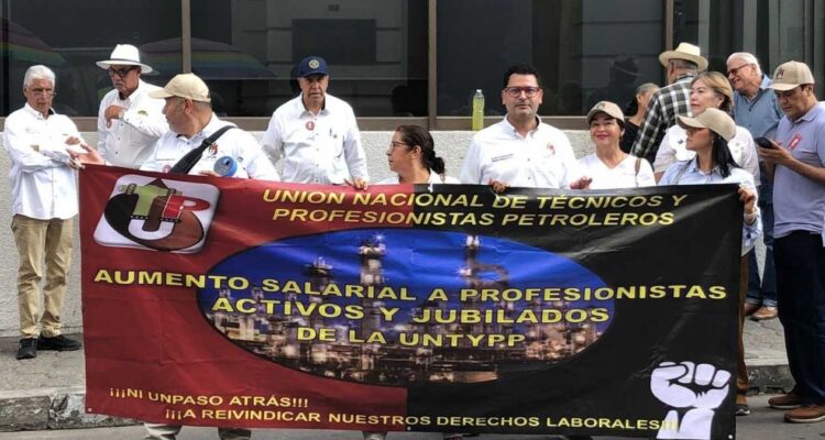 manifestación Pemex Tampico