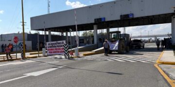 protesta productores del norte de Tamaulipas