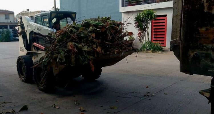refuerzan recolección de basura en Tampico