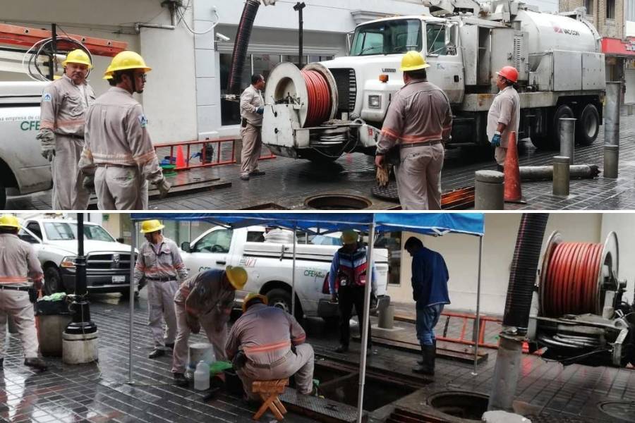 reparación de tapas CFE Tampico