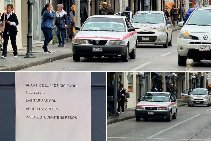 tarifa transporte público Tampico