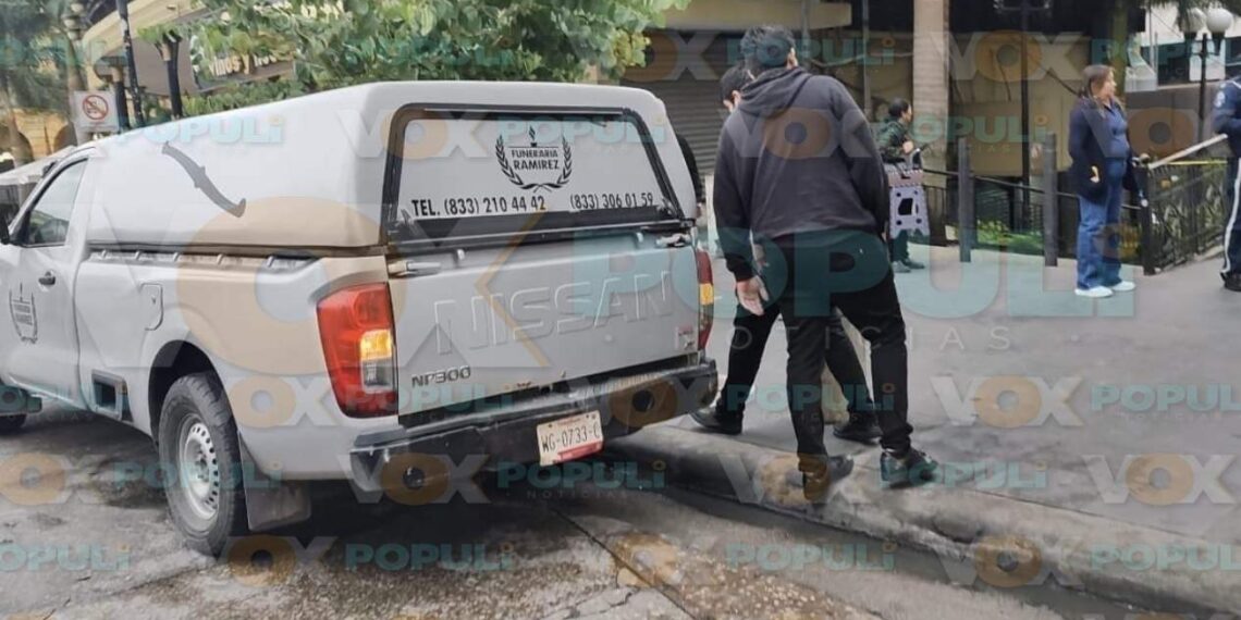 velador muerto en mercado de Tampico