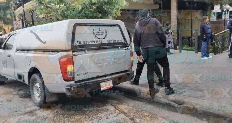 velador muerto en mercado de Tampico