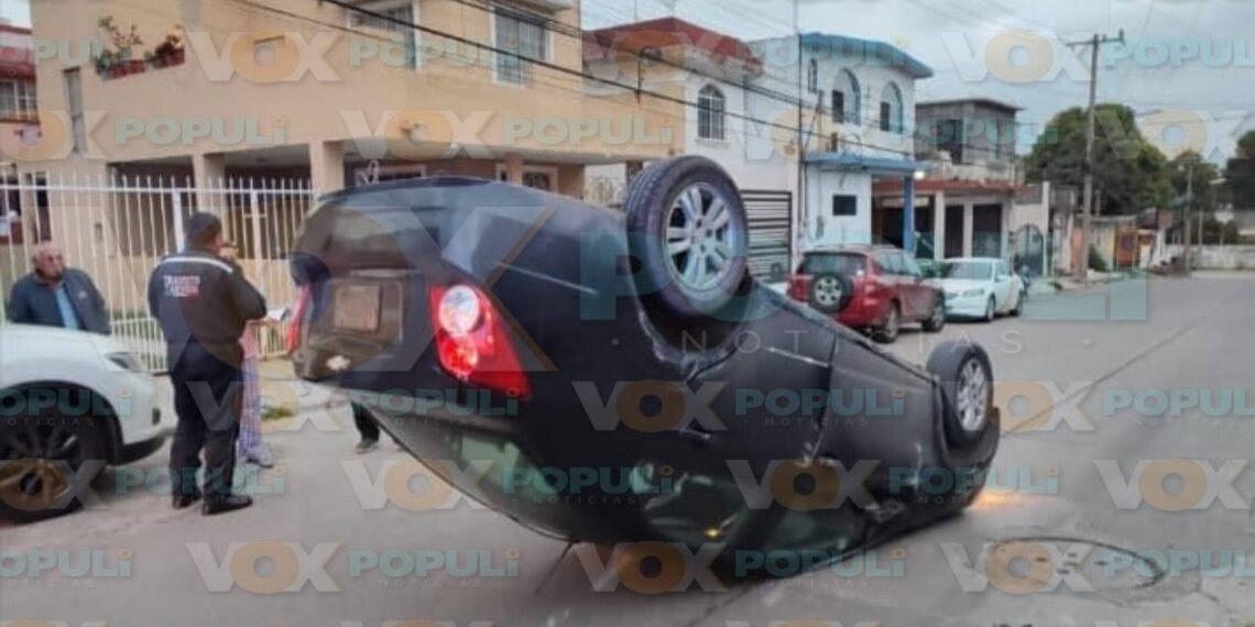 volcadura colonia las américas tampico