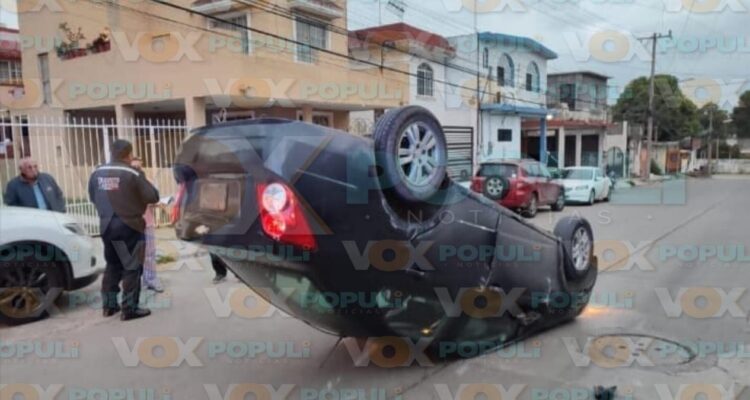 volcadura colonia las américas tampico