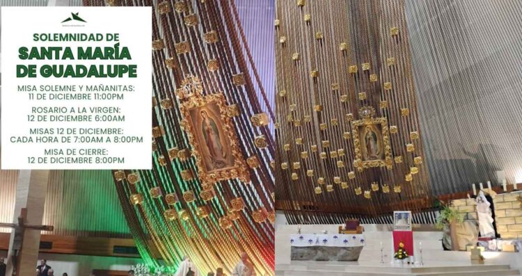 ¿A qué hora y dónde ver EN VIVO las mañanitas a la virgen en la Basílica de Guadalupe en Monterrey?
