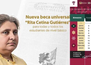 ¿A quiénes les toca cobrar la Beca Rita Cetina del 8 al 12 de diciembre?
