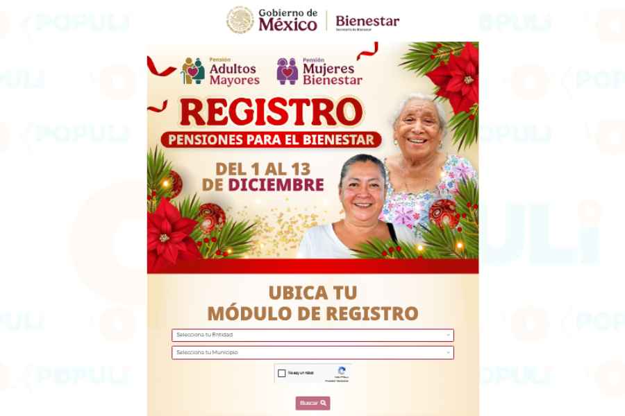 ¿Cómo consultar el módulo para inscribirte en diciembre a la Pensión Bienestar 2025?