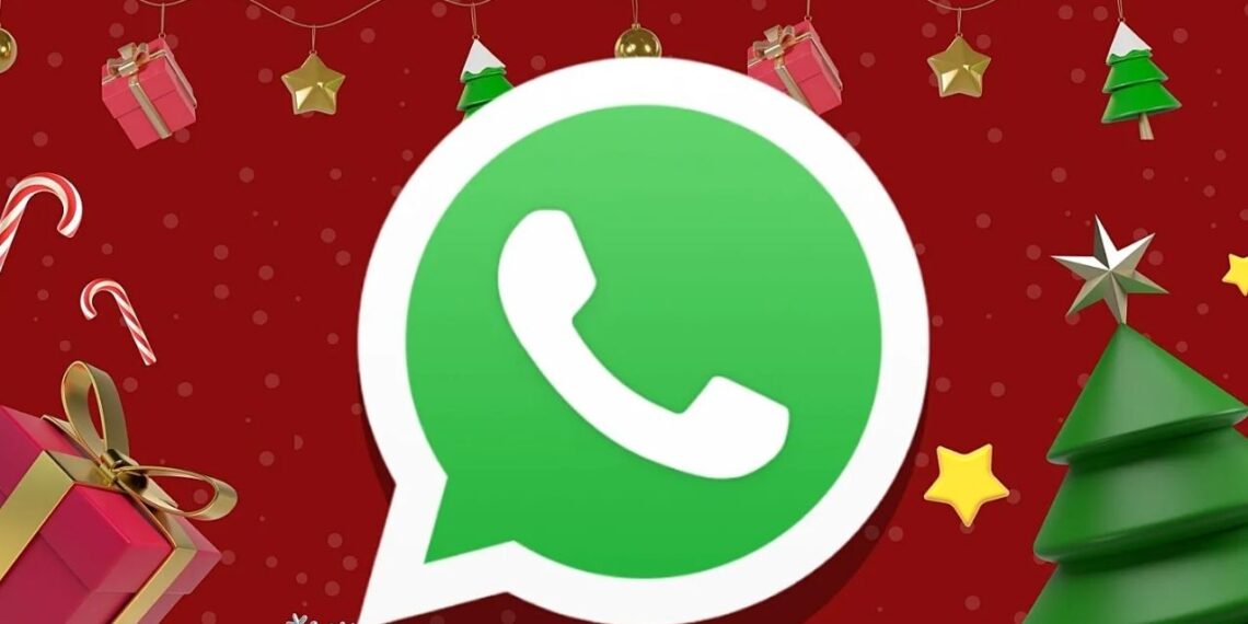 ¿Cómo puedo programar mensajes navideños en WhatsApp para no olvidar a nadie