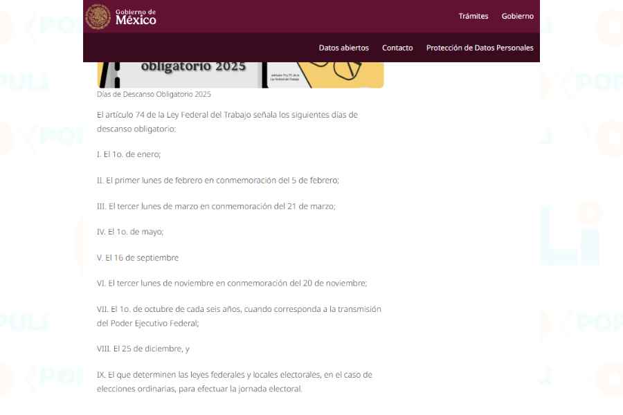 ¿El 24 y 25 de diciembre son días de descanso obligatorio para trabajadores?