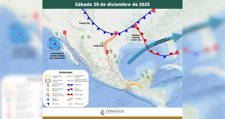 clima sábado 20 diciembre