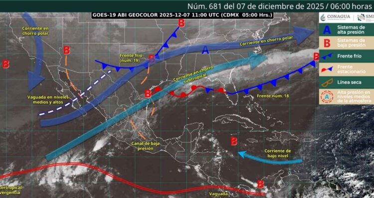domingo 7 diciembre clima