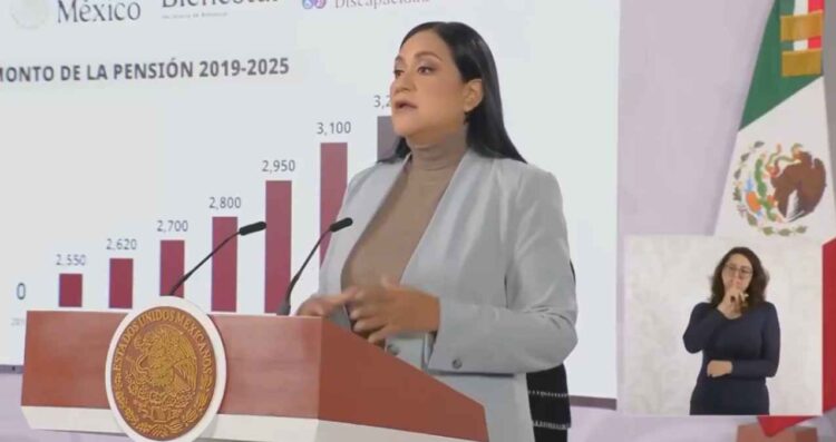 ¿Habrá aumento de la Pensión Bienestar en 2026? Secretaria del Bienestar, Ariadna Montiel, revela detalles