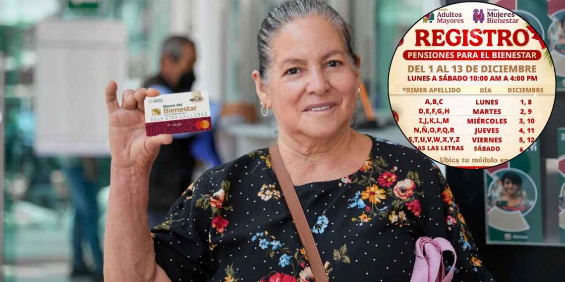 ¿Quiénes deben acudir a registrarse a la Pensión Bienestar 2025 este 9 de diciembre?