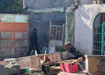 Abuelito incendio vivienda Monterrey