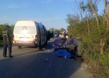 Accidente en camino al Fraile