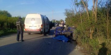 Accidente en camino al Fraile