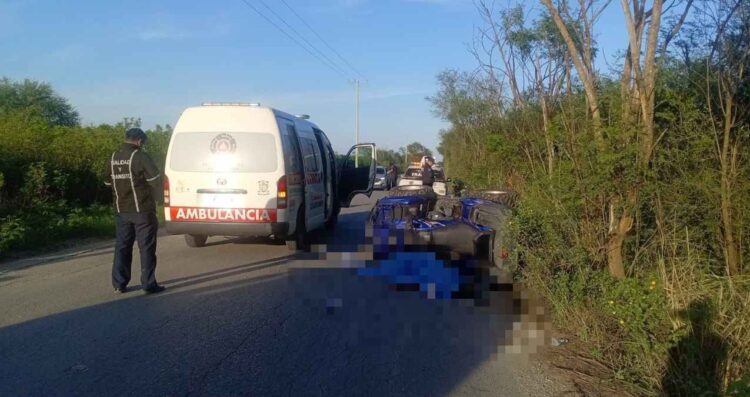 Accidente en camino al Fraile