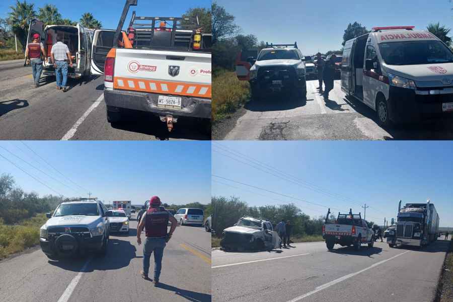 Accidente múltiple en Jiménez (1)