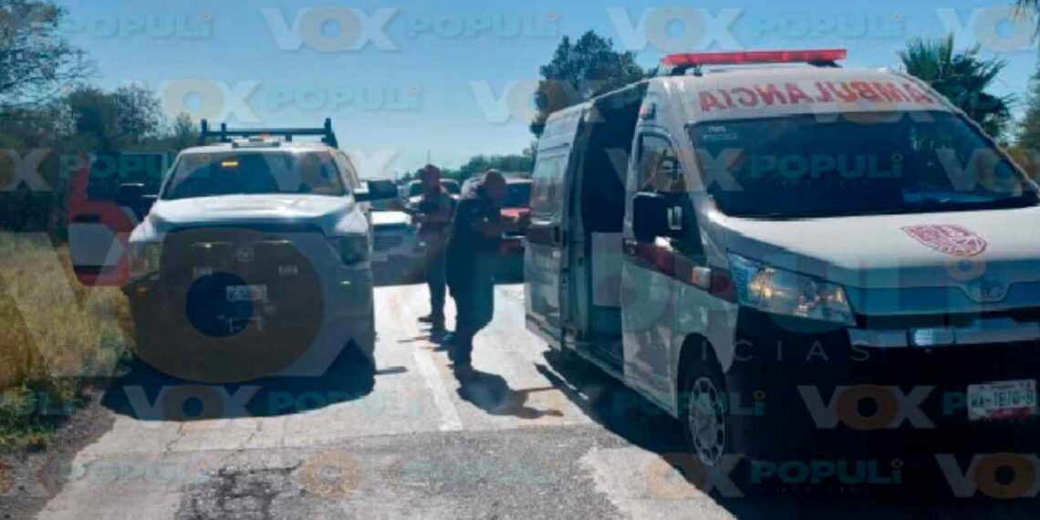 Accidente múltiple en Jiménez