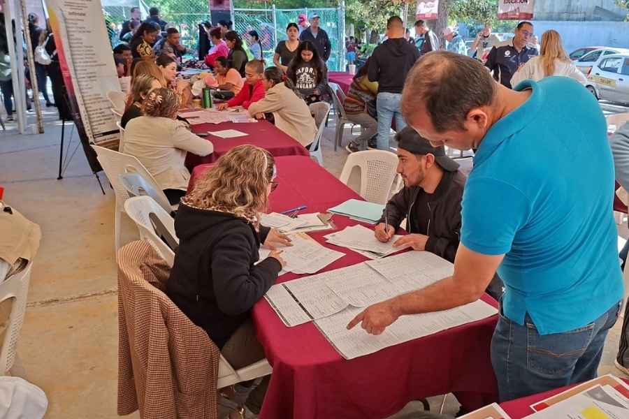 Acerca STPS Tamaulipas servicios de empleo a colonias de Altamira