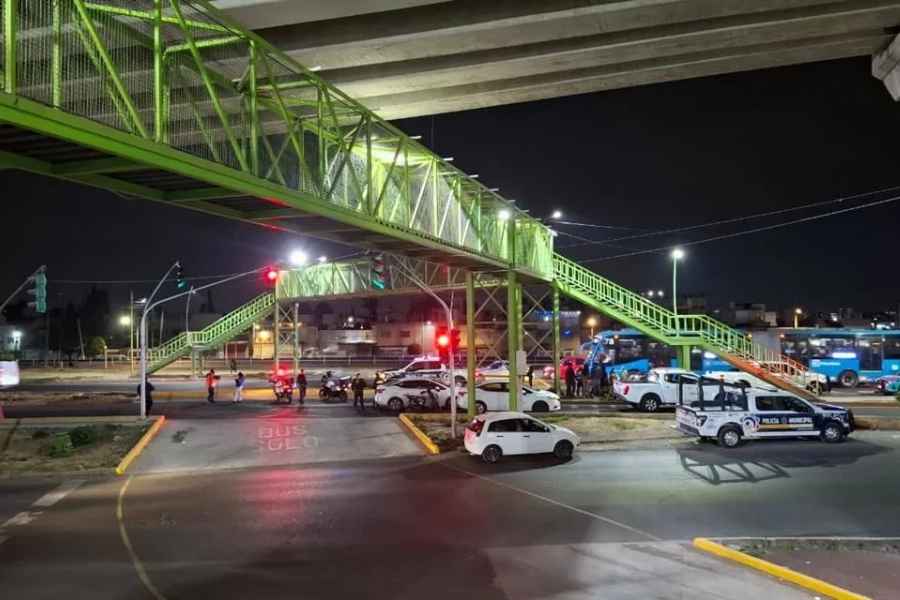 atropellado carril del Mexibús