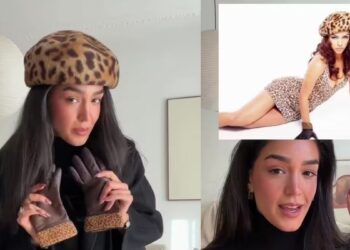 Ale Capetillo convierte una prenda de Biby Gaytán en su tesoro personal