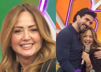 Andrea Legarreta y Luis Carlos Origel protagonizan tierno momento