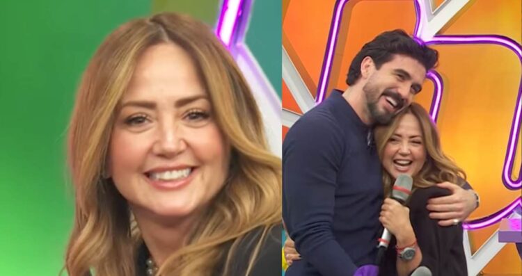 Andrea Legarreta y Luis Carlos Origel protagonizan tierno momento
