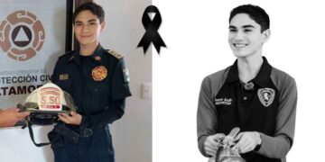 Ángel Acuña es uno de los bomberos que murió en el incendio de la maquiladora Spellman en Matamoros, Tamaulipas