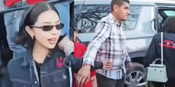 Ángela Aguilar es ignorada en Zacatecas, mientras a Christian Nodal le piden fotos y autógrafos