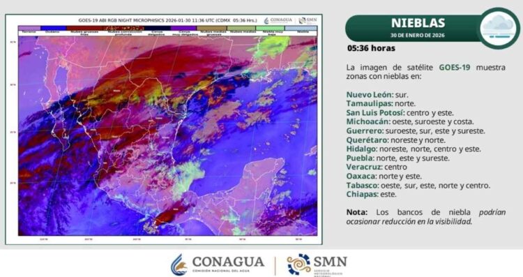 Así estará el pronóstico del clima hoy en Tamaulipas