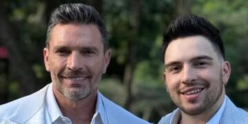 Así fue el tierno discurso de Julián Gil en la boda de su hijo 