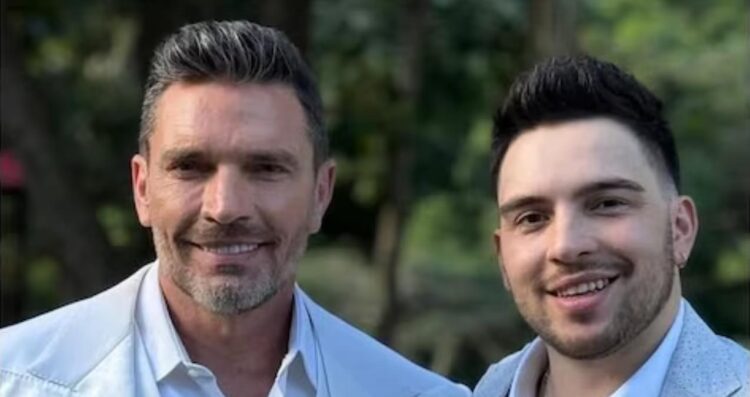 Así fue el tierno discurso de Julián Gil en la boda de su hijo