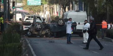 automovilista volcar Colonia Granjas México