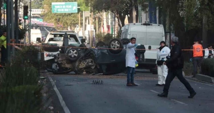 automovilista volcar Colonia Granjas México