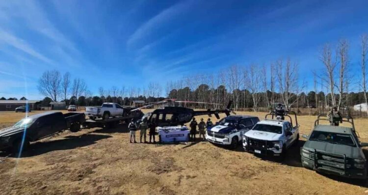 Autoridades aseguraron equipo táctico y armas largas en Guachochi, Chihuahua
