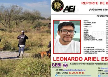 Autoridades intensifican búsqueda para localizar al docente colombiano desaparecido en Apodaca, NL