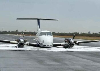 avión aterrizaje Reynosa