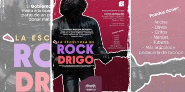 Ayuntamiento de Tampico, Tamaulipas, busca bronce para inmortalizar a “Rockdrigo” con una nueva escultura