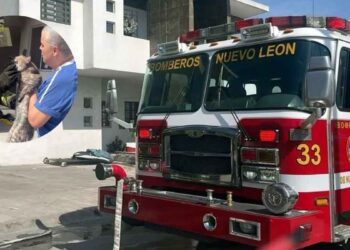 Bomberos atienden incendio en casa de Monterrey, Nuevo León y salvan a cuatro gatos