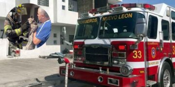 Bomberos atienden incendio en casa de Monterrey, Nuevo León y salvan a cuatro gatos