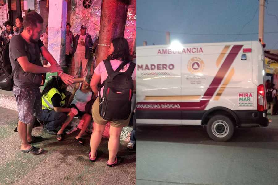 Abuelita es atropellada en Madero