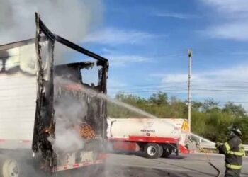 llamas caja de tráiler tomate Reynosa